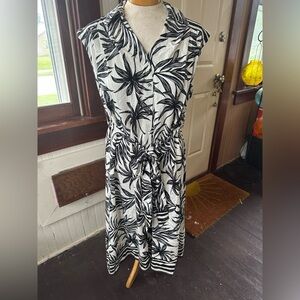 Tropical Print Dress